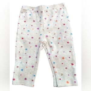 Rene Rofe Baby Colorful Leaf/Acorn/Heart Baby Leggings Size 6-9 Months.